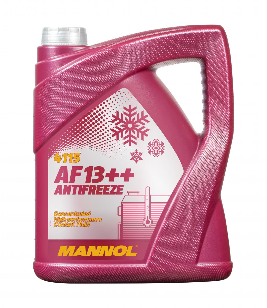 MANNOL 5 Liter Antifreeze AF13++ MN4115-5 Kühlerfrostschutz Frostschutzmittel Kühlmittel Rot	