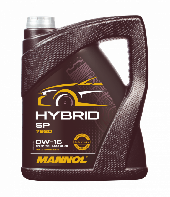 5 Liter MANNOL Motoröl Hybrid SP 0W-16 7920 API SP (RC) ILSAC GF-6B