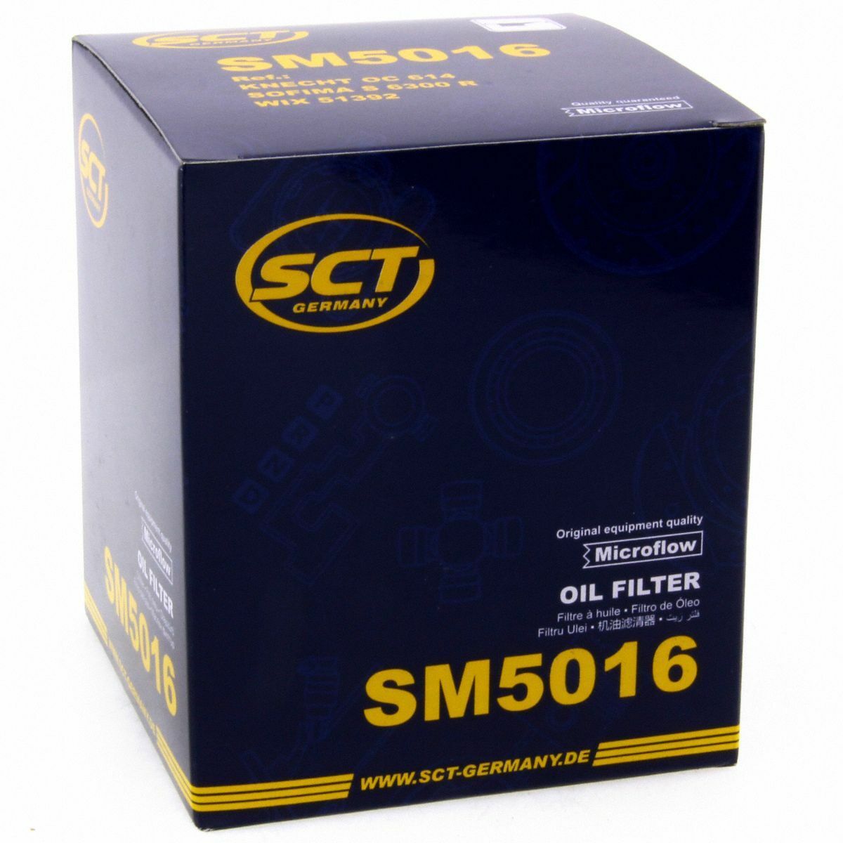 SCT Ölfilter SM5016 Filter Motorfilter Anschraubfilter passend für Dodge Jeep