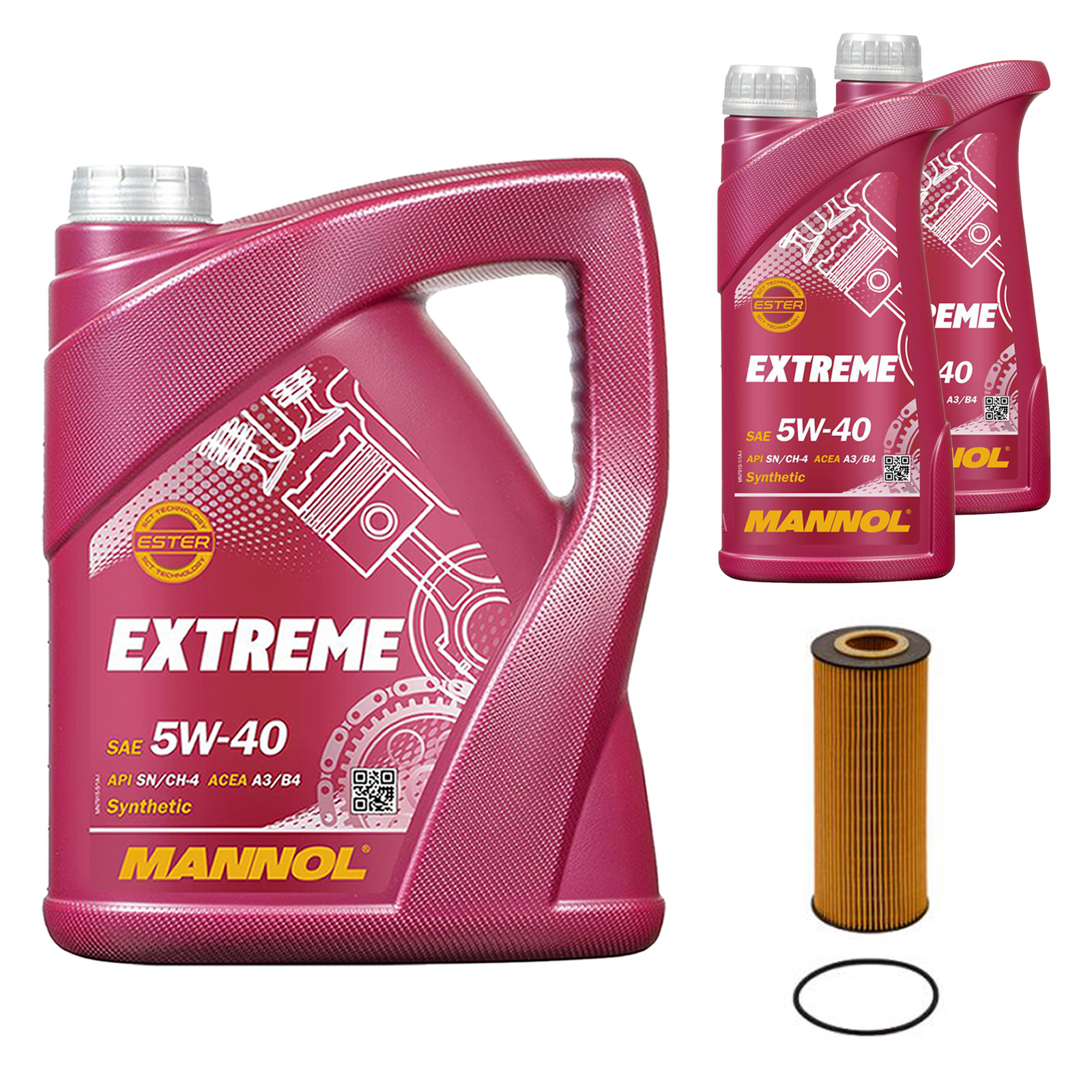 Inspektionskit MANNOL Extreme 5W-40 für Vw Passat Variant 2.5 Tdi