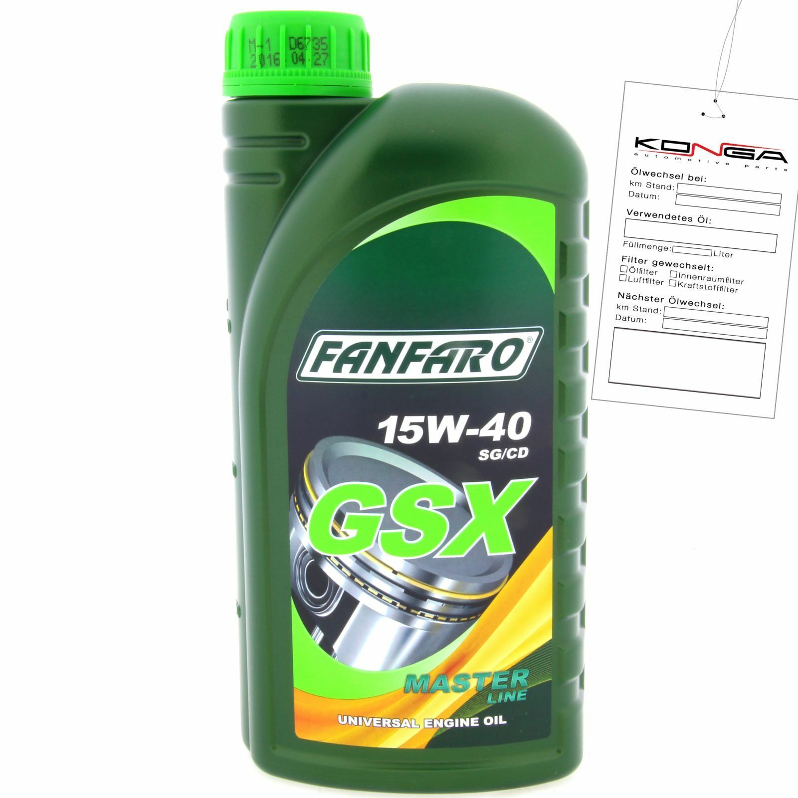 1 Liter FANFARO GSX 15W-40 API SN CH-4 Motoröl Universal Engine Oil