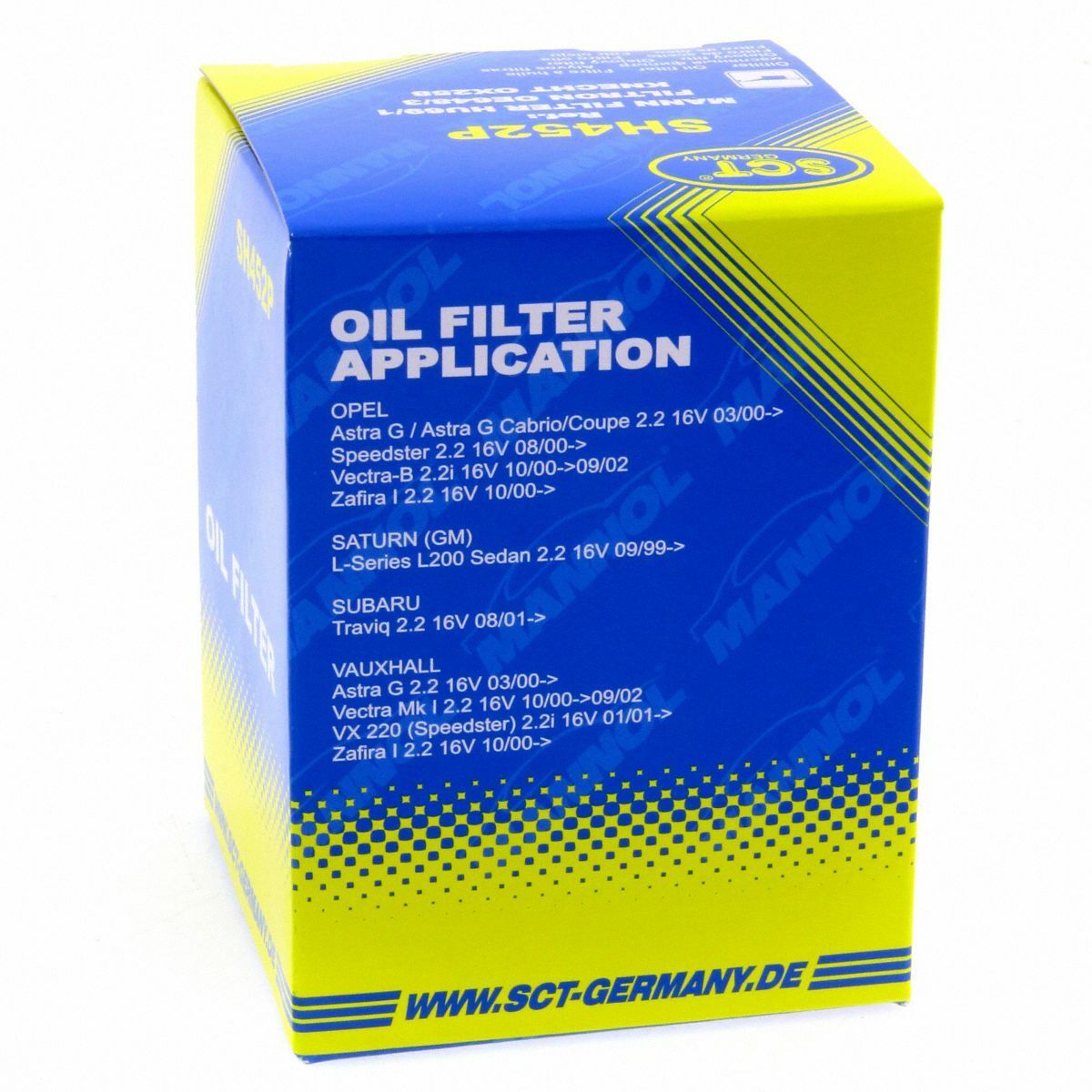 SCT Ölfilter SH452P Filter Servicefilter Patronenfilter passend für Alfa Romeo Cadillac Chevrolet Opel Saab