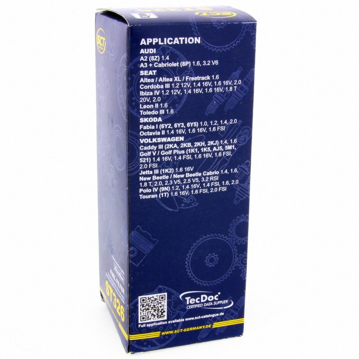 SCT Kraftstofffilter ST 326 Motorfilter Benzinfilter passend für Audi Seat Skoda