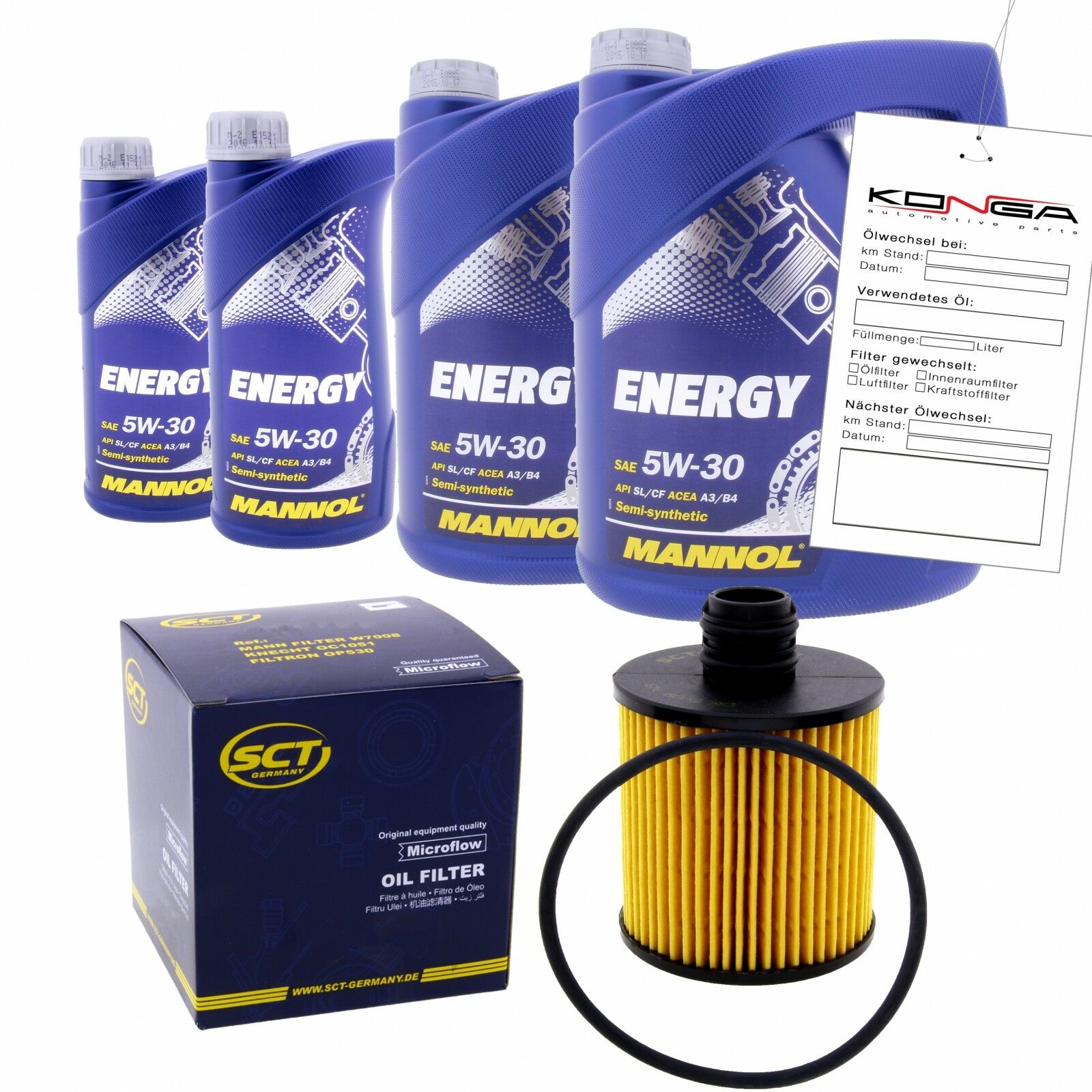 Inspektionskit MANNOL Energy 5W-30 für Mercedes-benz Sprinter 3-t 219 Cdi 5-t