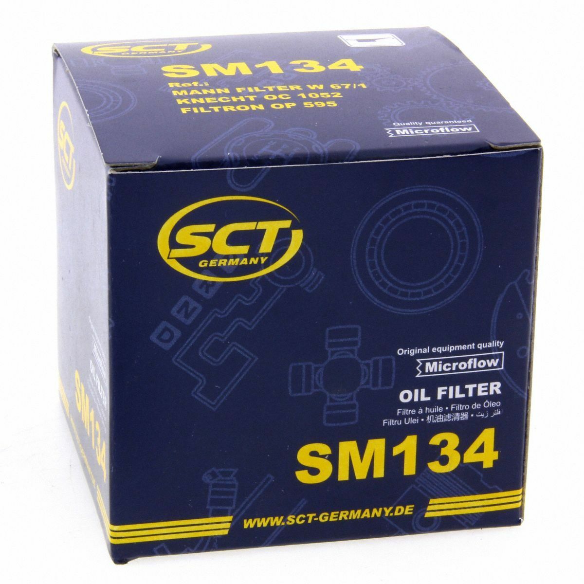 SCT Ölfilter SM134 Filter Motorfilter Servicefilter Anschraubfilter Ford Hyundai Infiniti Mazda KIA