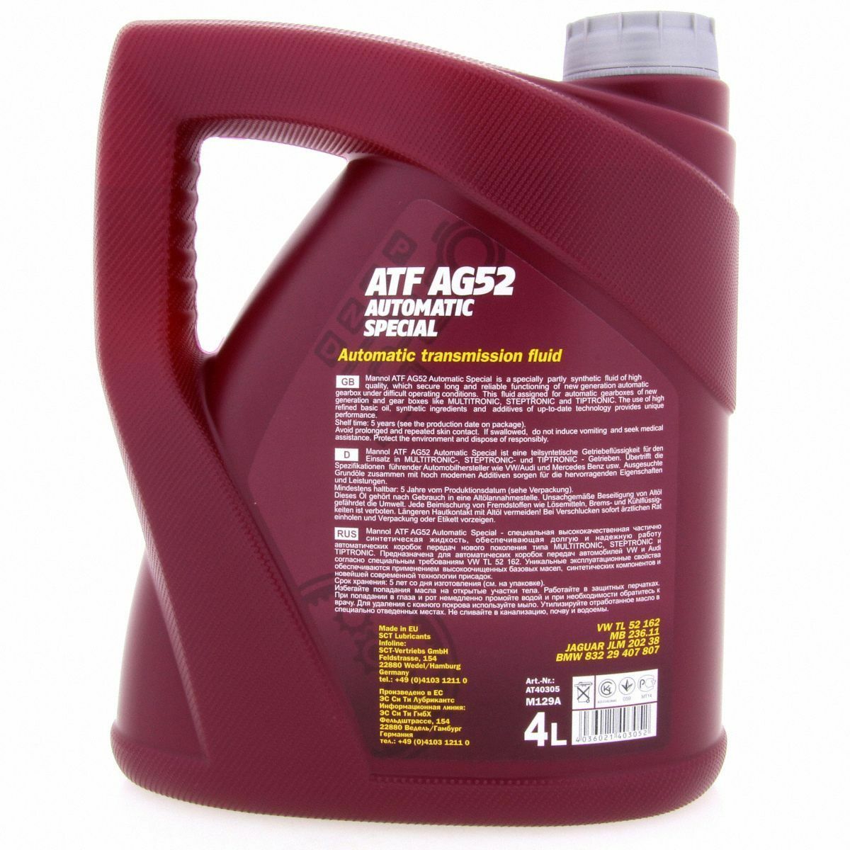 4 Liter MANNOL ATF AG52 Automatic Special Getriebeöl Automatikgetriebe