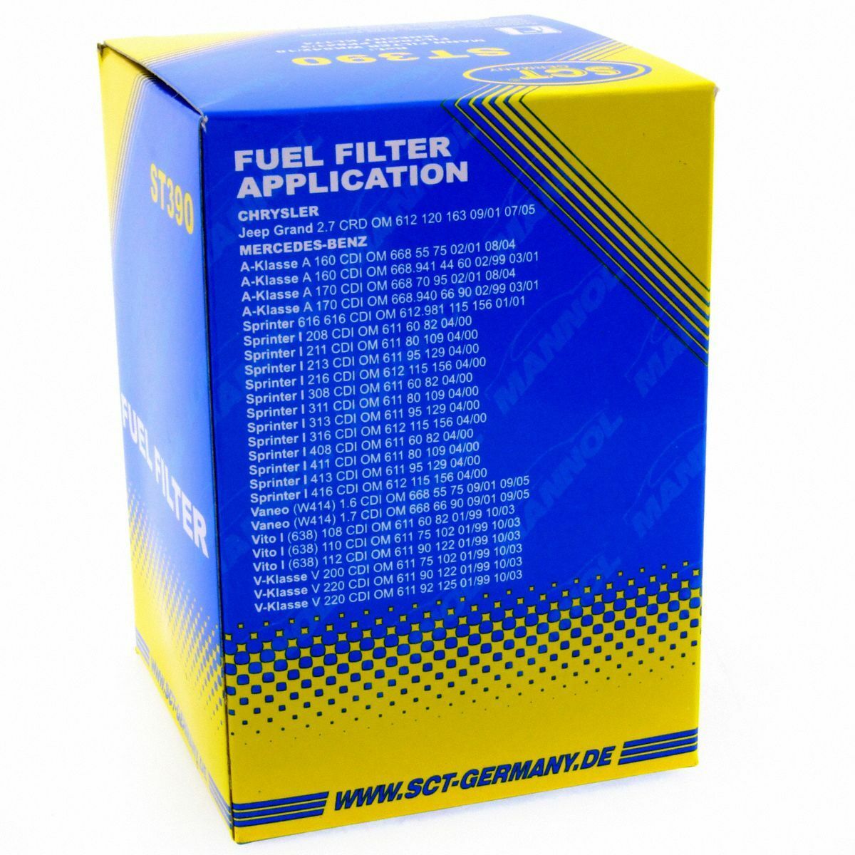 SCT Kraftstofffilter ST 390 Motorfilter Benzinfilter passend für Mercedes Fiat