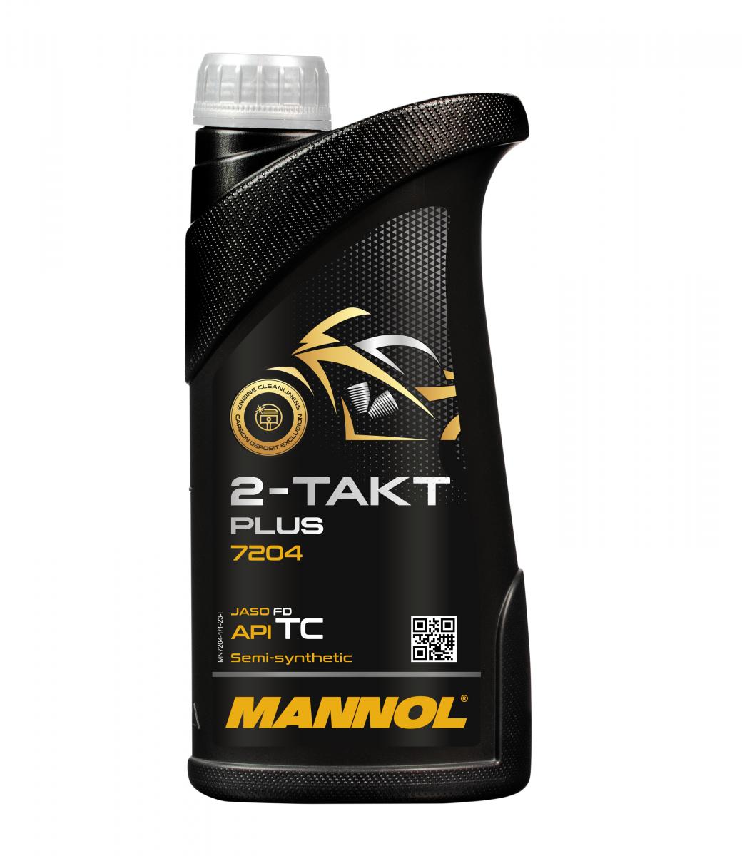 1 Liter MANNOL 2-Takt Plus 7204 API TC JASO FD ISO L-EGD TISI Motoröl 