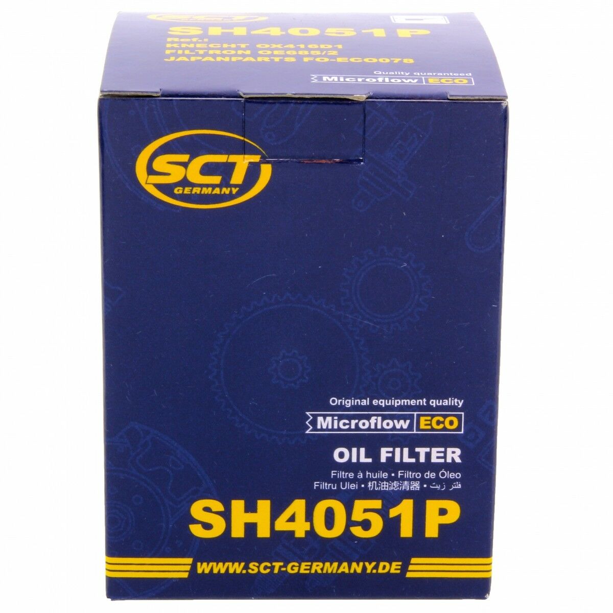 SCT Ölfilter Fahrzeugfilter SH4051P Motorfilter Servicefilter Daihatsu Subaru passend für Toyota