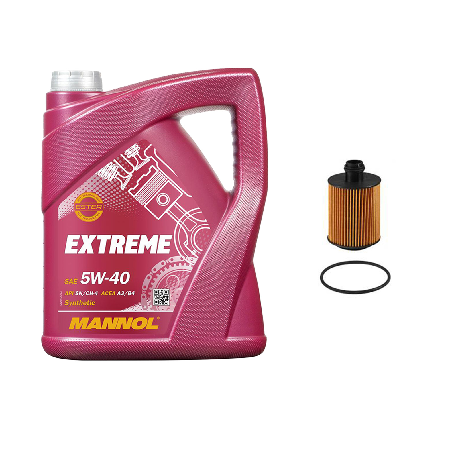 Inspektionskit MANNOL Extreme 5W-40 für Opel Combo kombi 1.6 Cdti 1.3 Tour