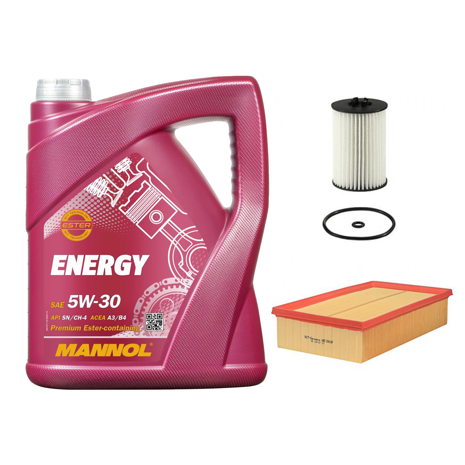 Inspektionskit Austauschset Ölfilter Luftfilter Motoröl AUDI A3 8VS MANNOL