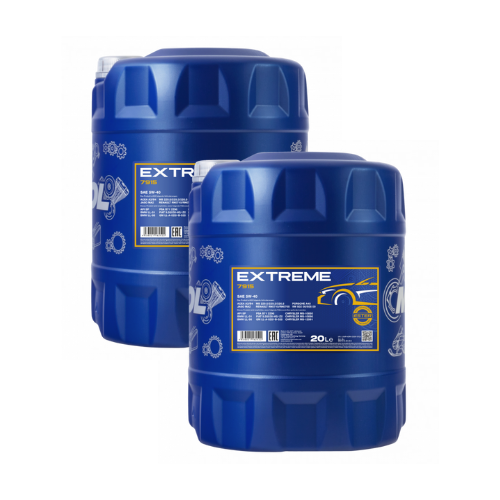 40 Liter (2x20) MANNOL Schmierstoff Extreme 5W-40 5W40 Motoröl ÖL 4036021162522