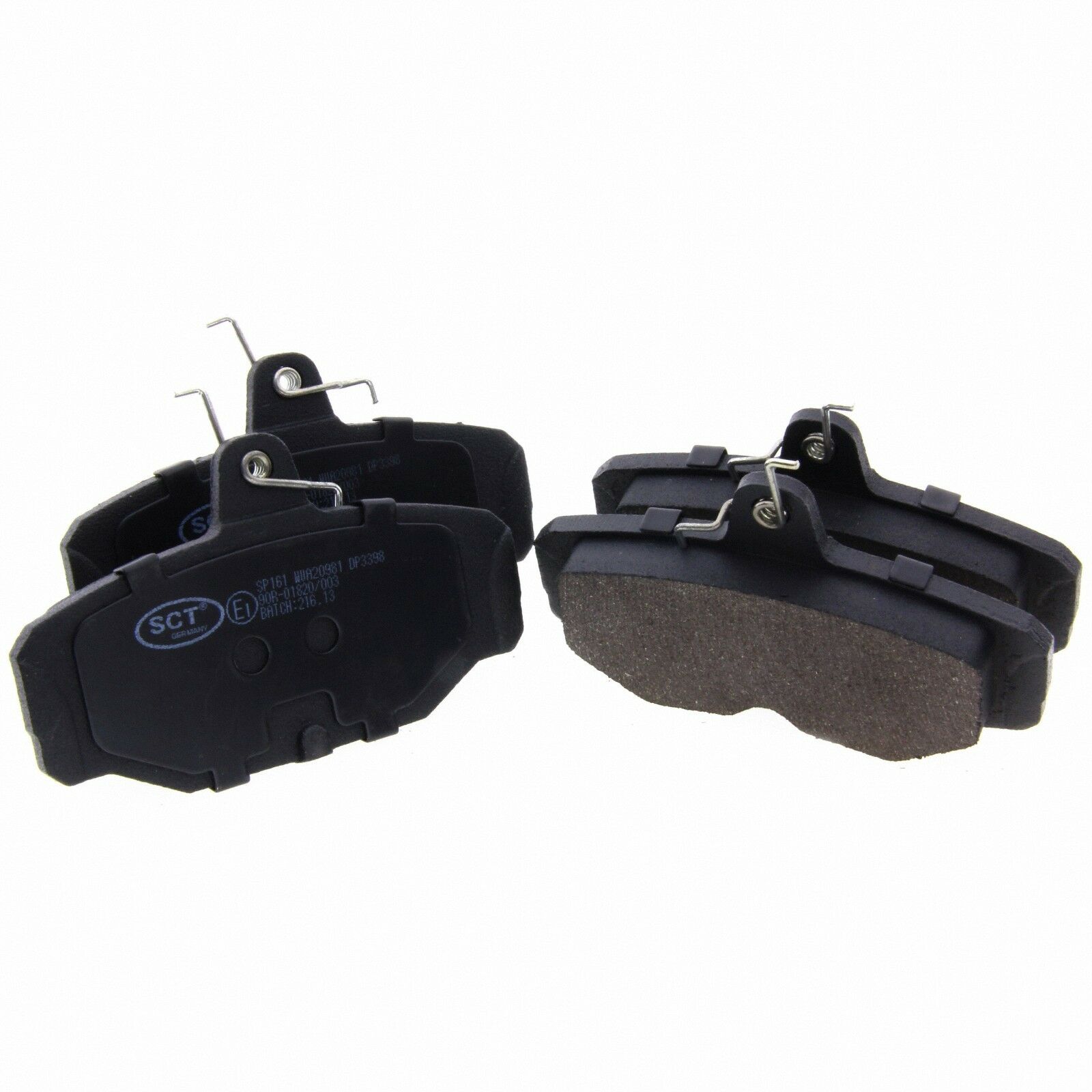 *** SCT Bremsbeläge SP 161 PR Bremsklötze Bremsbelagsatz hinten passend für Ford
