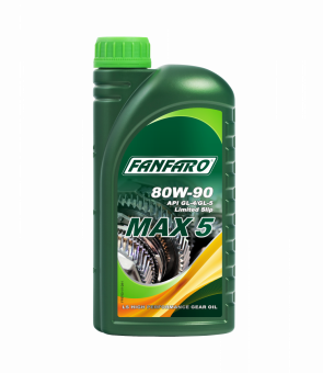 3 Liter FANFARO MAX 5 80W-90 GL-5 LS GL5 LS Getriebeöl MT1 AGMA 252.04
