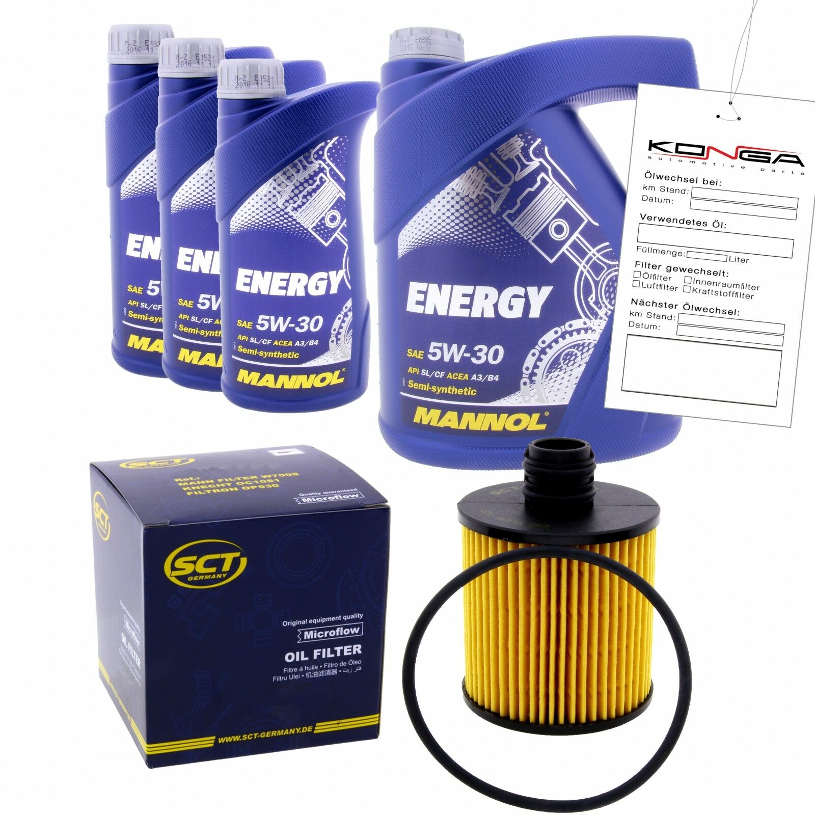 Inspektionskit MANNOL Energy 5W-30 passend für BMW 7er 750 I, Il 8er 850 Ci Csi 740 735