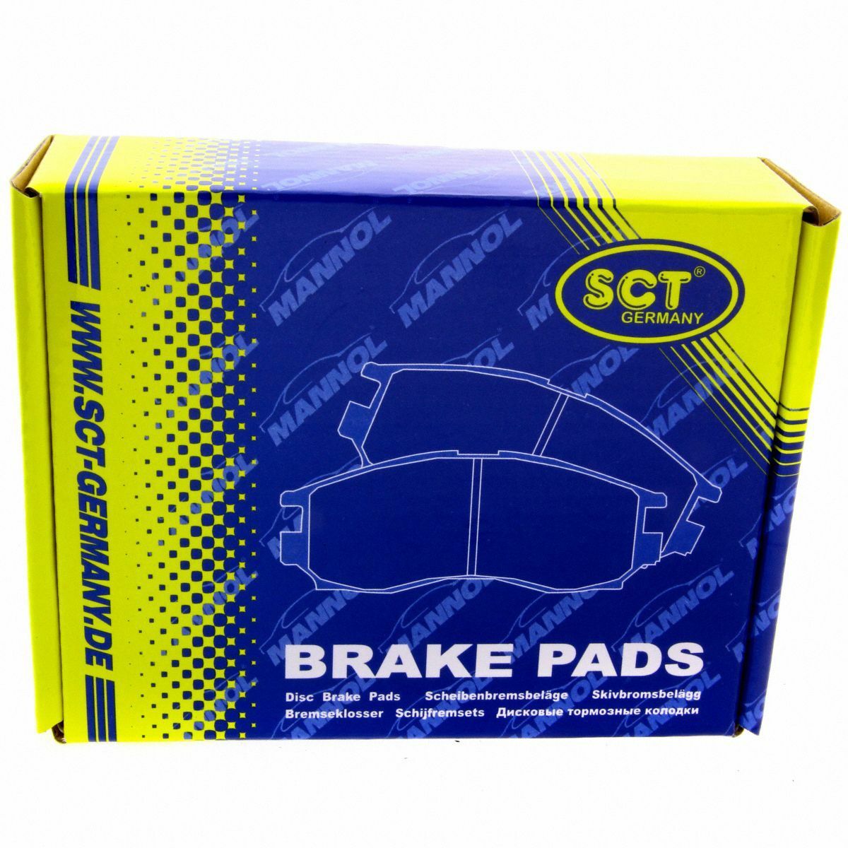 SCT Bremsbeläge SP 202 PR Bremsklötze Bremsbelagsatz hinten passend für Mitsubishi