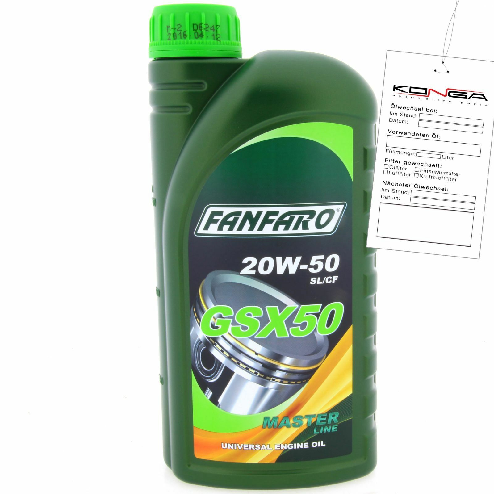 1 Liter FANFARO GSX 50 20W-50 API SN CH-4 Motoröl Universal Motor Öl