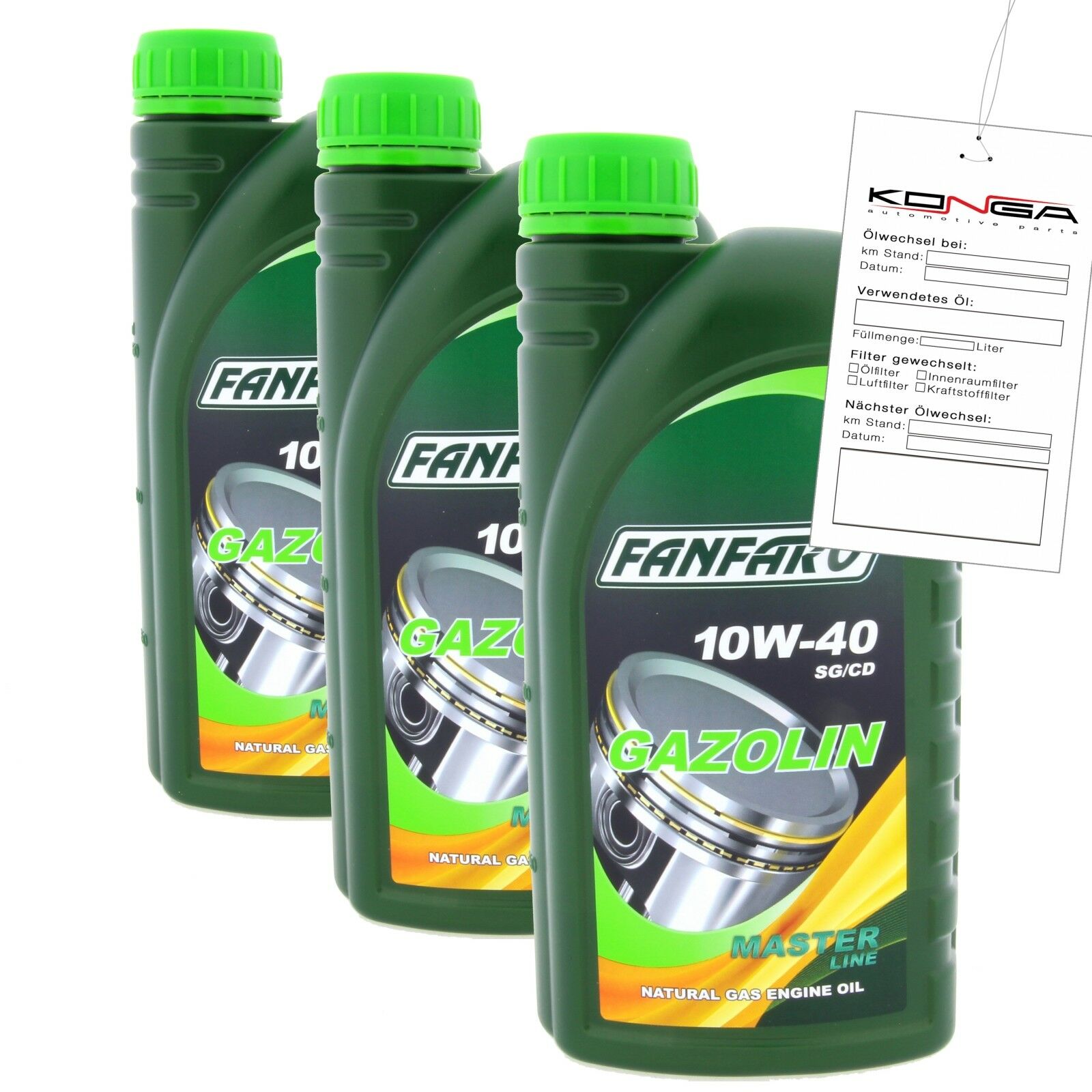 3 Liter FANFARO GAZOLIN 10W-40 API SG CD Motoröl LPG CNG Motorenöl Schmierung