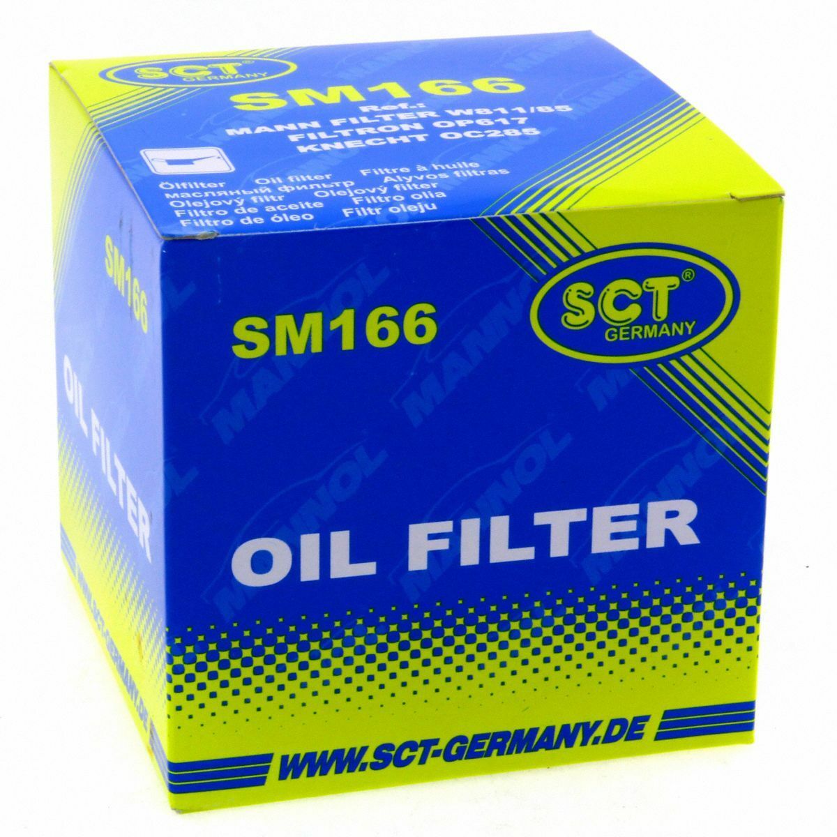 SCT Ölfilter SM166 Filter Motorfilter Servicefilter Anschraubfilter passend für Ford Hyundai Infiniti Mazda Kia