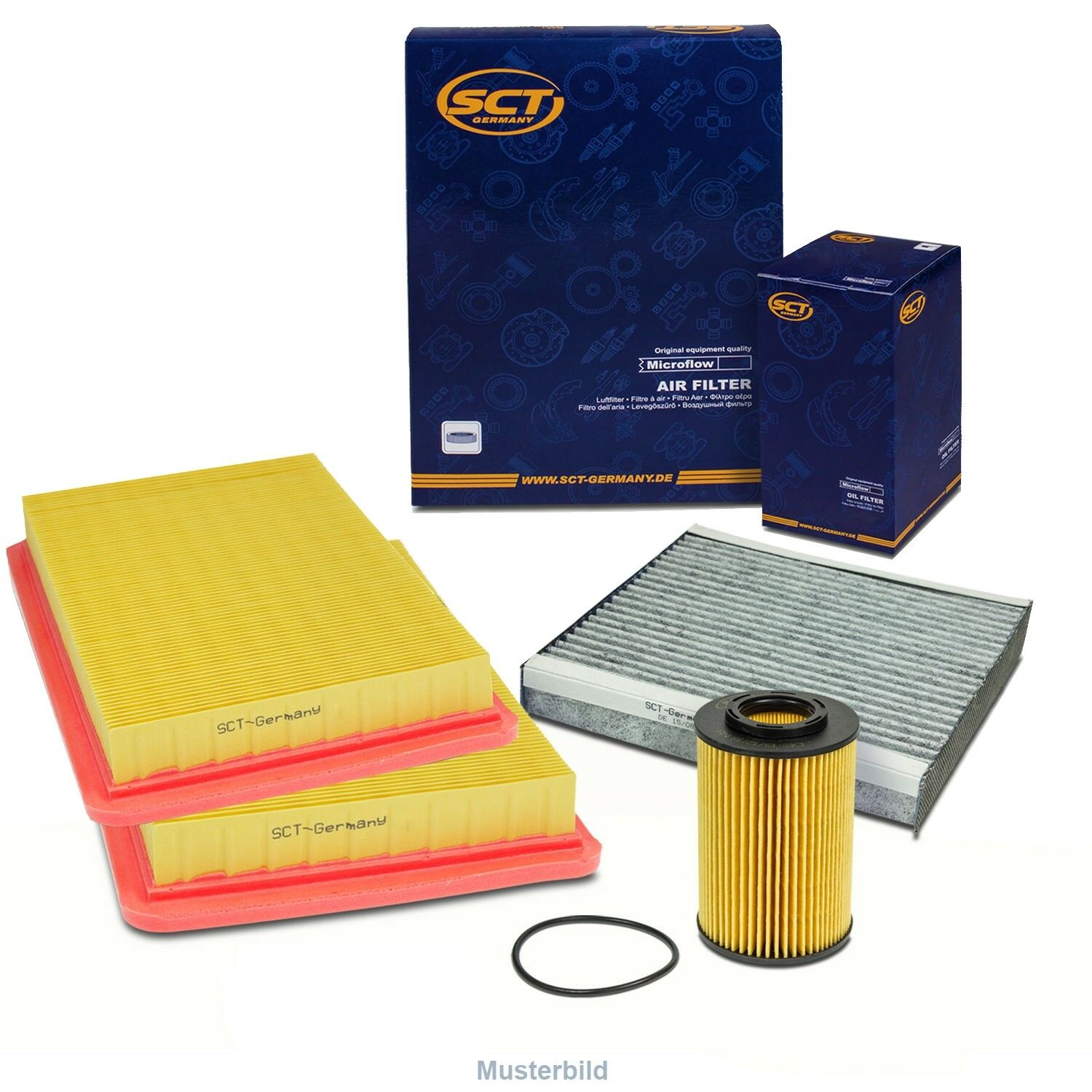 Inspektionskit für Mercedes-Benz E-Klasse W211 55 Amg T-model Cls C219 Set1