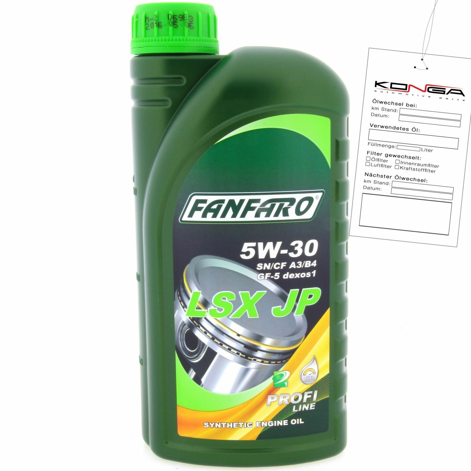 1 Liter FANFARO LSX JP 5W-30 API SN Motoröl A3 B4 GM Dexos1 ILSAC GF-6A