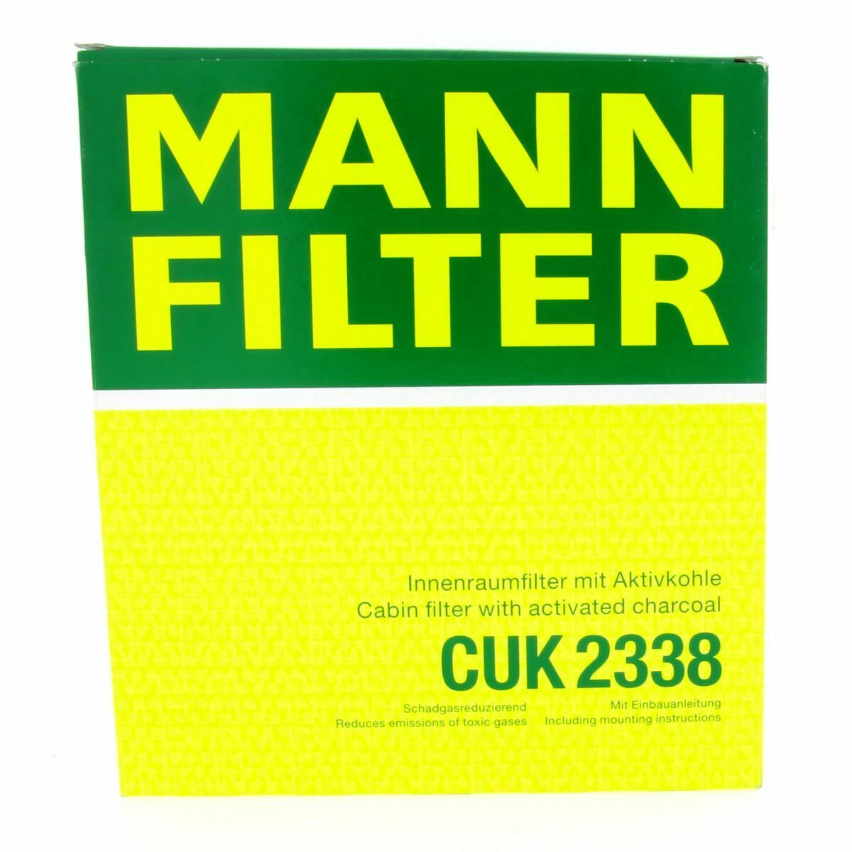MANN Innenraumfilter Aktivkohle CUK2338 Filter passend für Mercedes-Benz M-Class W163