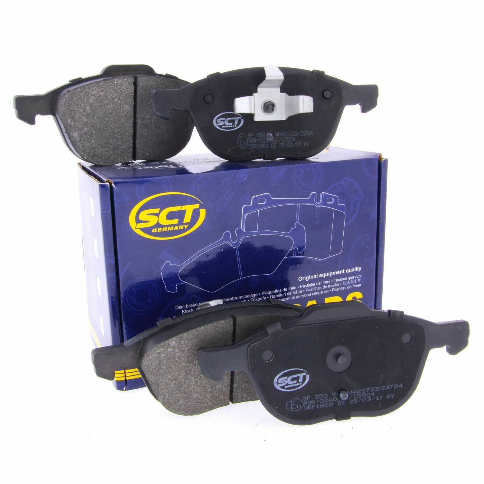 SCT Bremsbeläge SP358PR Bremsklötze Bremsbelagsatz Bremsen vorne Ford Volvo