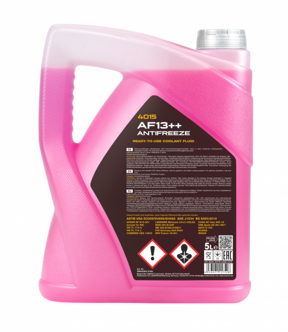 5 Liter MANNOL Antifreeze AF13++ (-40 °C) 4015 5 Liter MANNOL Antifreeze AF13++ (-40 °C) 4015