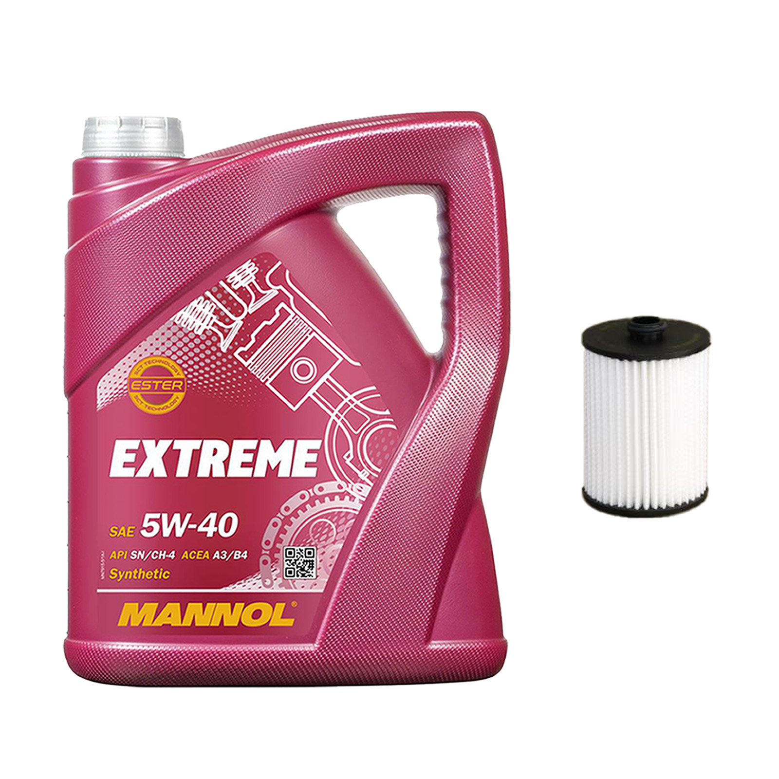 Inspektionskit MANNOL Extreme 5W-40 für Vw Cc 3.6 Fsi 4motion Touareg V6