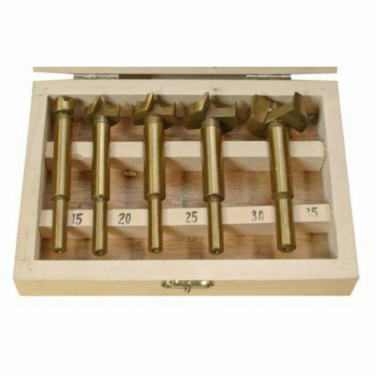 Forstnerbohrer - Satz, titan nitriert, 15-35 mm, 5-tlg. BGS Germany Kraftmann