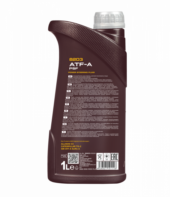 10 Liter (10x1) MANNOL ATF-A Automatic Fluid Getriebeöl Automatikgetriebe Öl