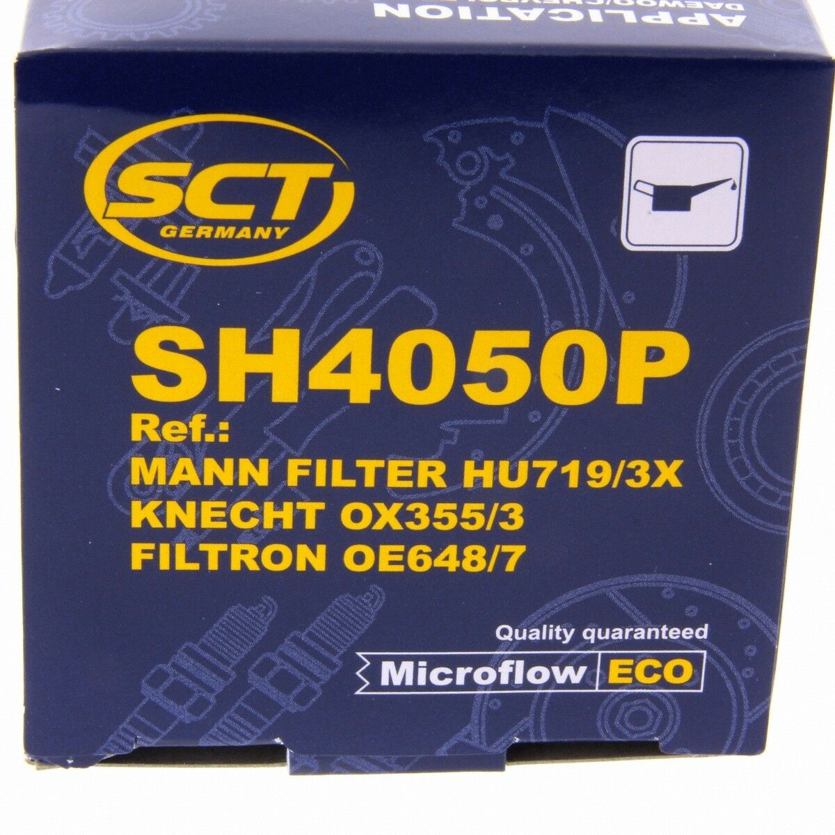 SCT Ölfilter SH4050P Filter Servicefilter Patronenfilter Chevrolet passend für Opel Antara