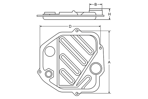 SCT Getriebeölfilter Hydraulikfilter SG 1058 Automatikgetriebe