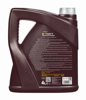 16 Liter (4x4) MANNOL 2-Takt Snowpower API TC+ Motoröl Schneemobilöl