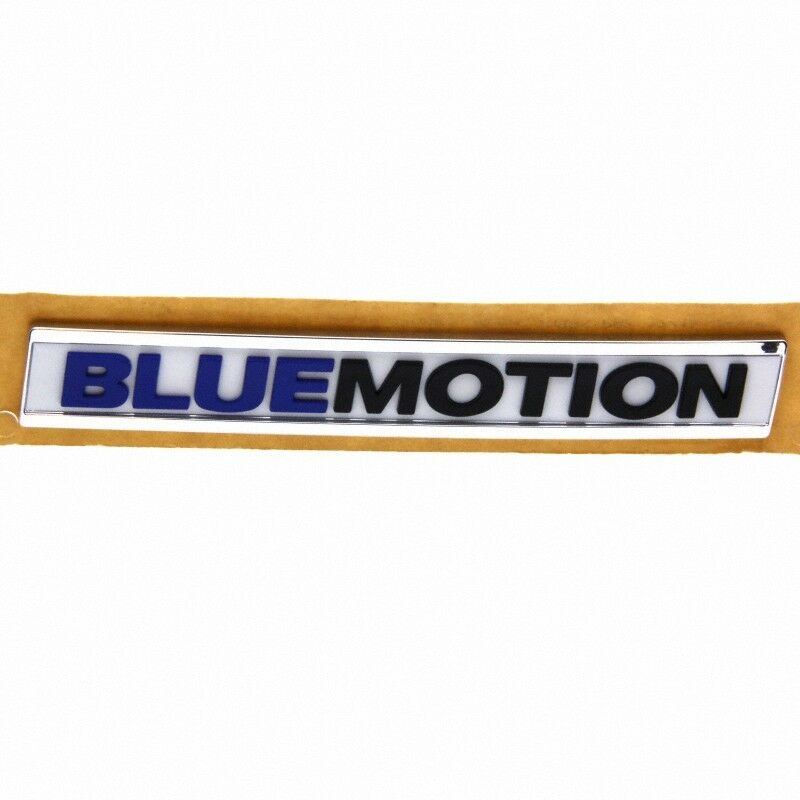 Original VW Emblem BLUEMOTION 5G0853675AM 118mm Volkswagen Schriftzug