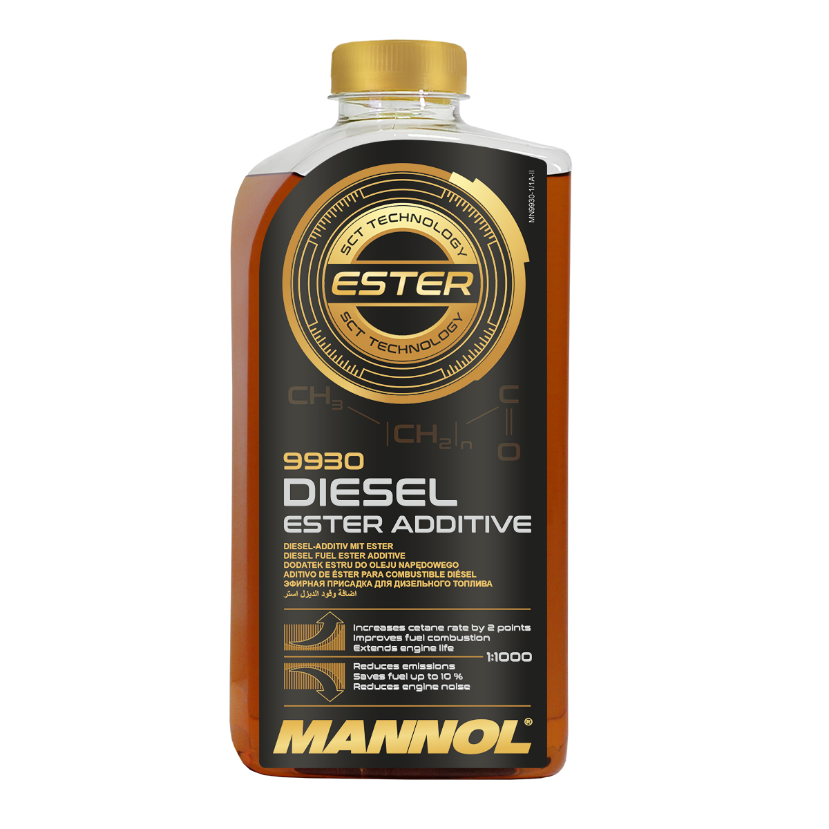 1 Liter MANNOL 9930 Diesel Ester Additiv Kraftstoff Zusatz Diesel Reiniger