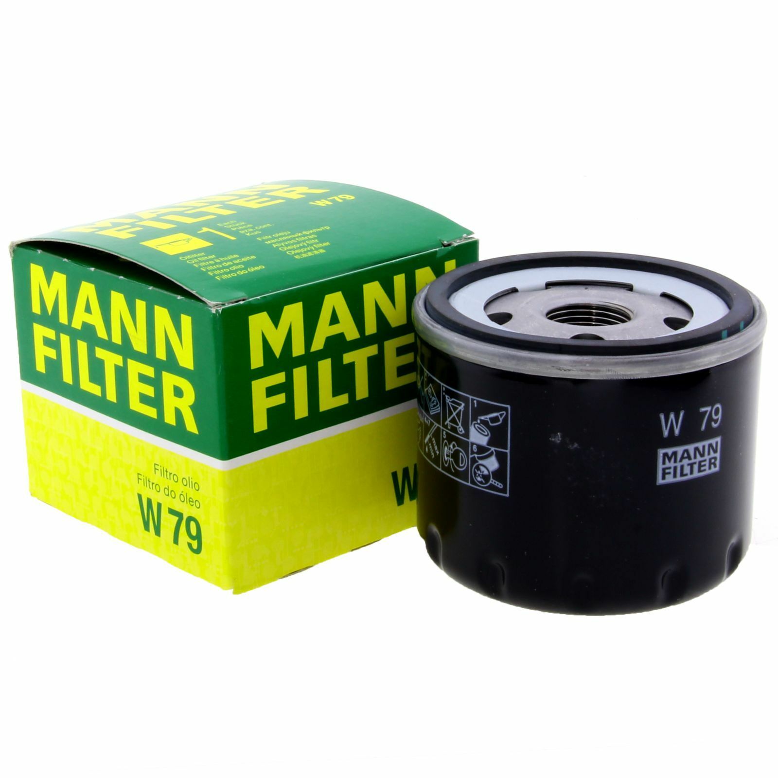 MANN Ölfilter Fahrzeugfilter W79 Filter passend für Dacia Nissan Opel Renault Suzuki