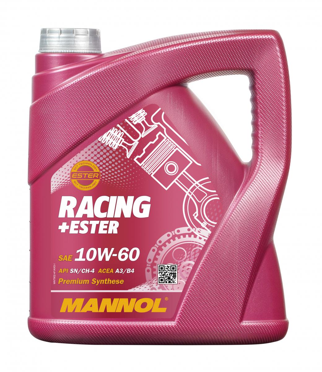 8 Liter (2x4) MANNOL Racing Ester 10W-60 API SN CH-4 Motoröl 10W60