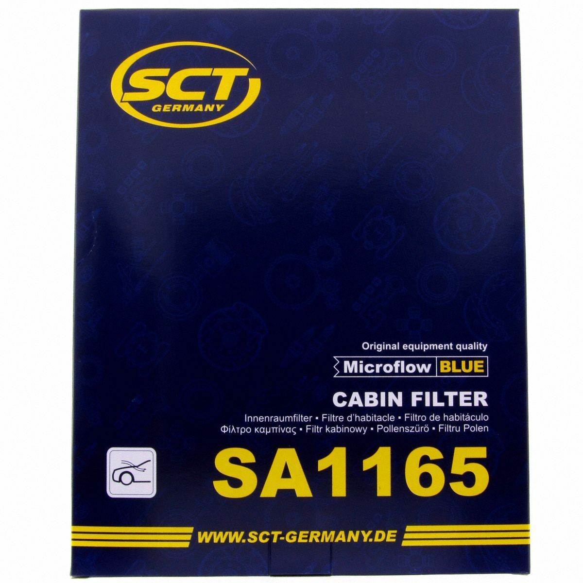 SCT Innenraumfilter Luftfilter SA 1165 Pollenfilter Luft Filter passend für Audi VW