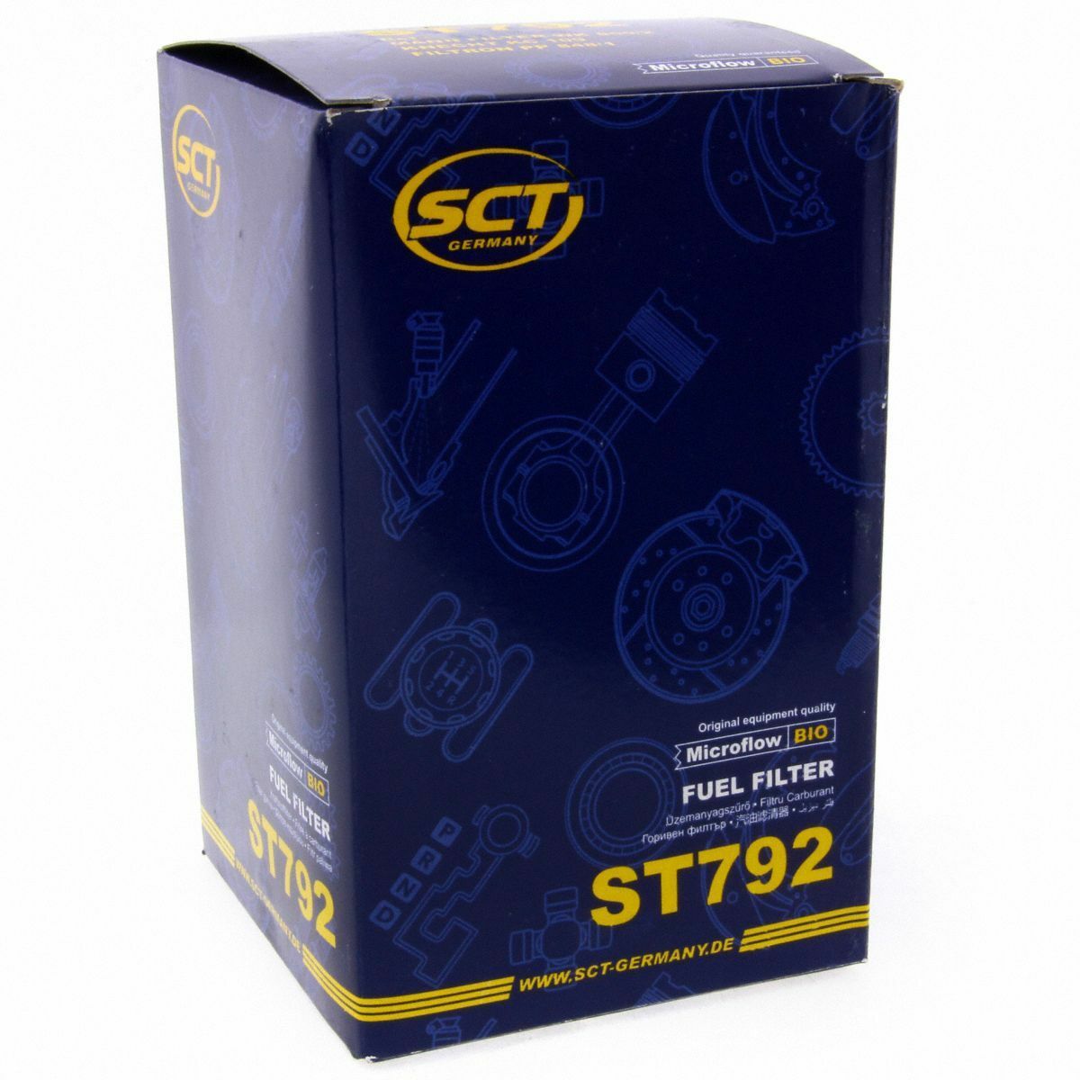 SCT Kraftstofffilter Fahrzeugfilter ST 792 Motorfilter Benzinfilter passend für Ford