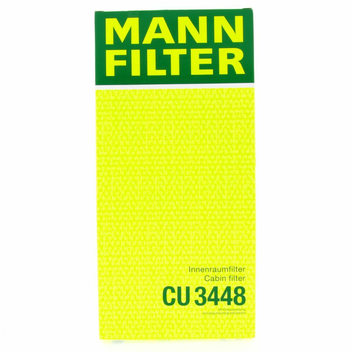 MANN Innenraumfilter CU3448 Filter passend für Peugeot 206 CC 2D 206 Schrägheck 2AC
