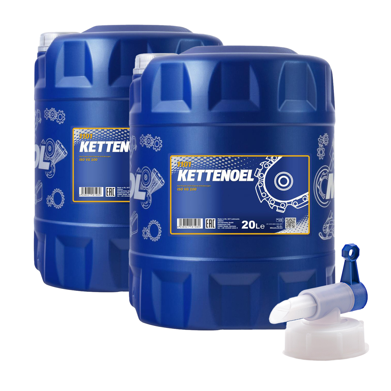 40 Liter MANNOL Kettenhaftöl Chain Saw Öl Kettenöl Sägekettenöl + Ablasshahn 40 Liter MANNOL Kettenhaftöl Chain Saw Öl Kettenöl Sägekettenöl + Ablasshahn