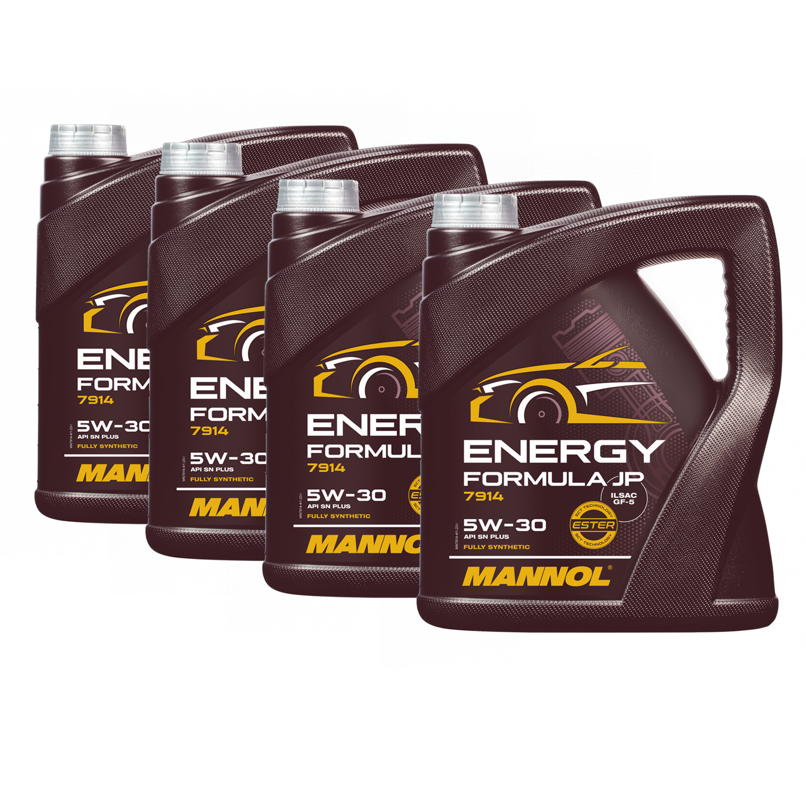 16 Liter (4x4) MANNOL Energy Formula JP 7914 5W-30 API SN Plus Motoröl