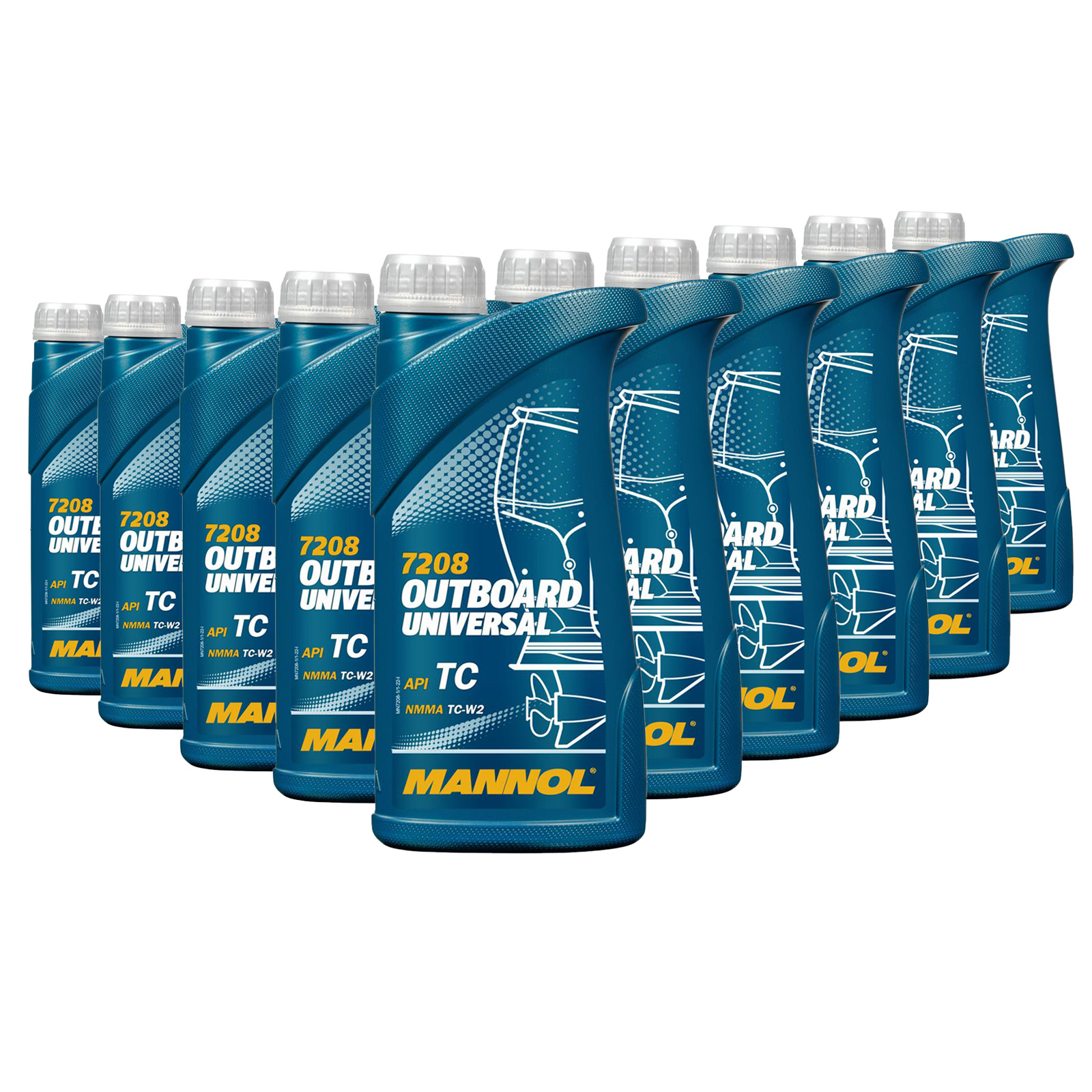 10 Liter (10x1) MANNOL Outboard Universal API TC Motoröl Außenbordmotoröl 10 Liter (10x1) MANNOL Outboard Universal API TC Motoröl Außenbordmotoröl