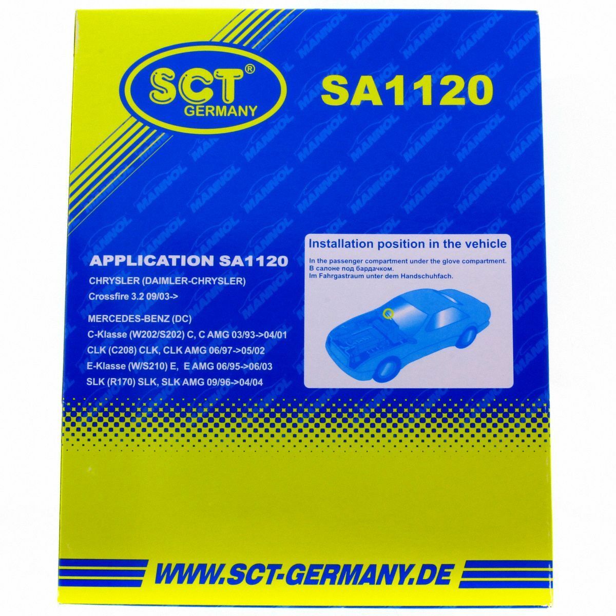 SCT Innenraumfilter Luftfilter SA 1120 Pollenfilter Luft Filter Mercedes-Benz