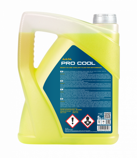 MANNOL Pro Cool Kühlerfrostschutz 4414 5 Liter Motorrad Roller Quad