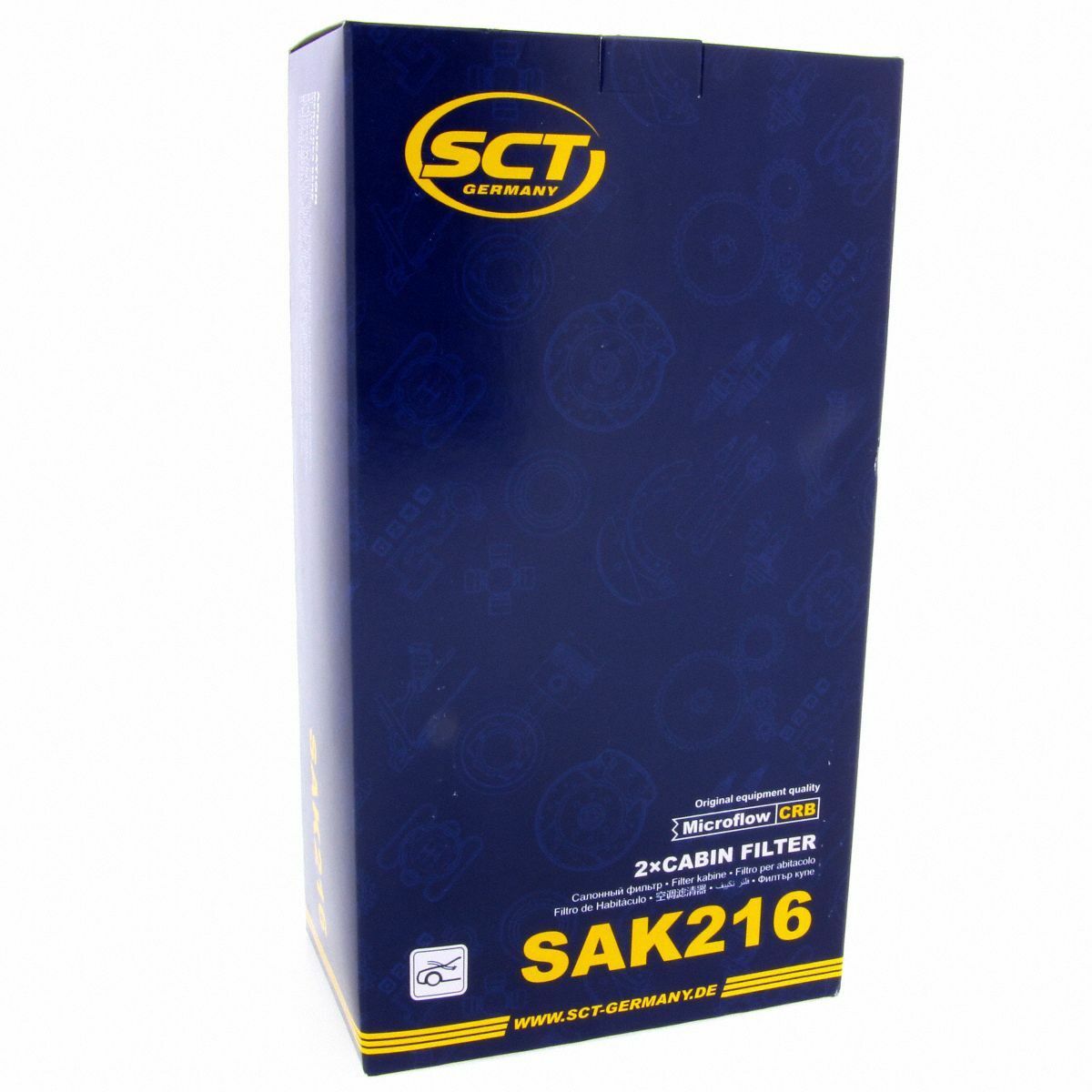 SCT Innenraumfilter mit Aktivkohle SAK 216 Luft Filter passend für Mercedes-Benz