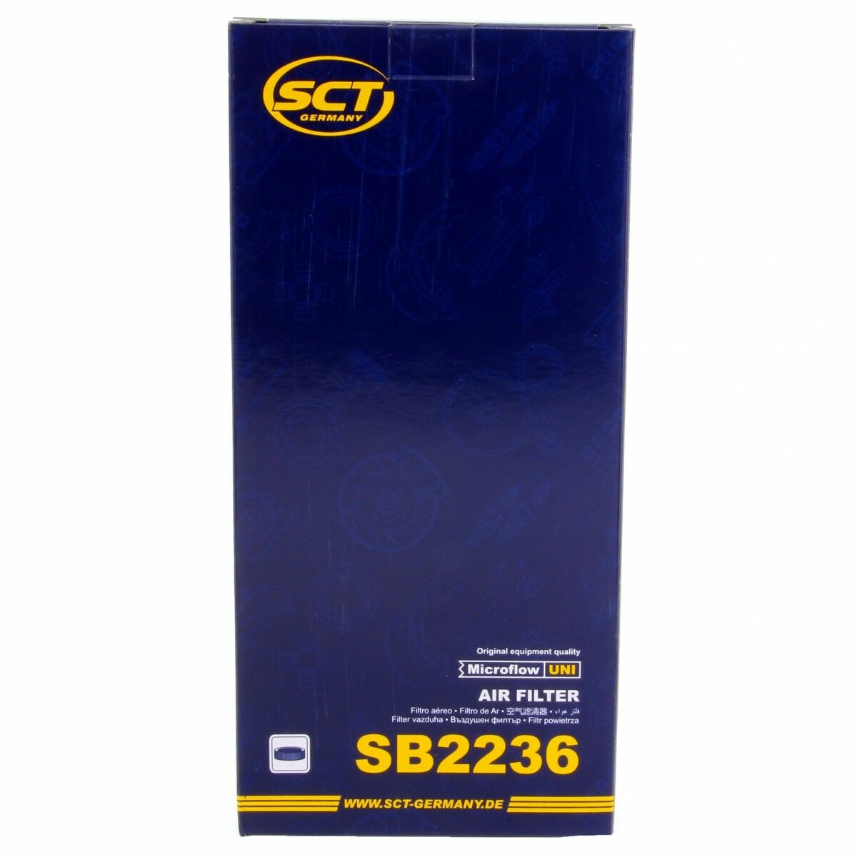 SCT Luftfilter Fahrzeugfilter SB2236 Motorfilter Servicefilter passend für Mitsubishi Smart