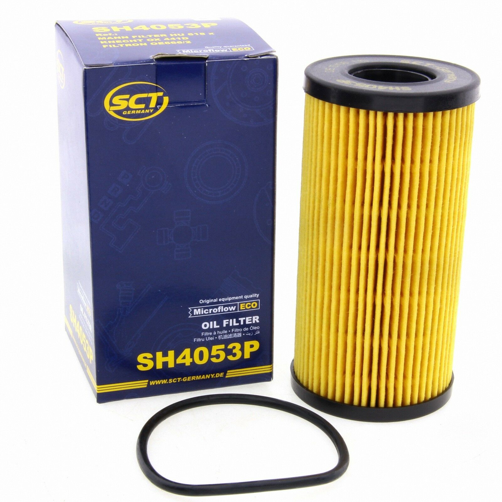 SCT Ölfilter SH4053P Filter Servicefilter Patronenfilter passend für Nissan Renault Opel Mercedes