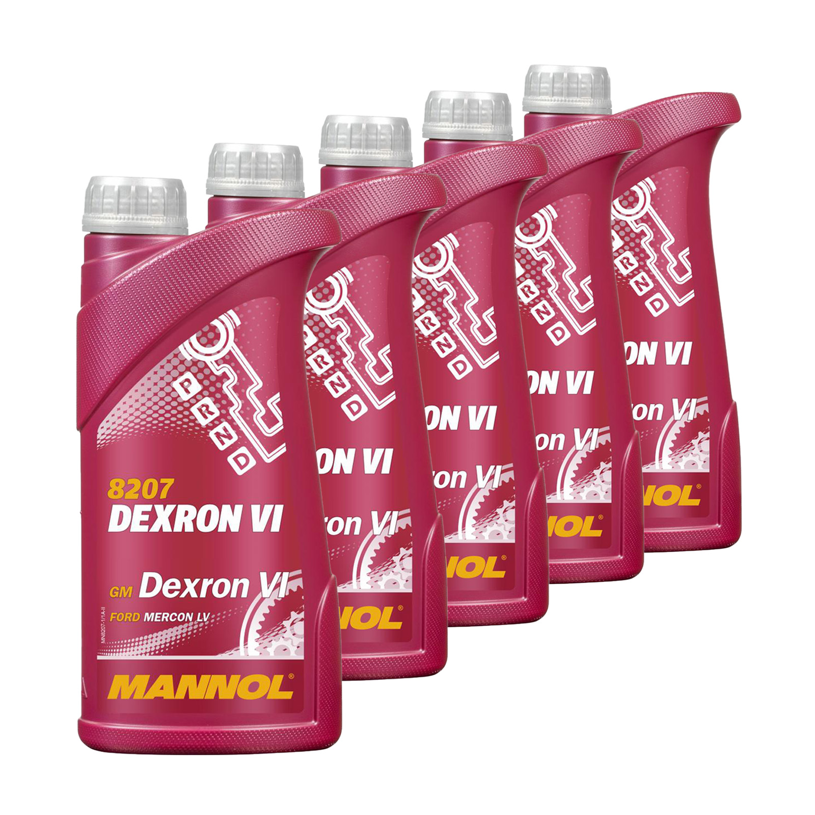 5 Liter (5x1) MANNOL Dexron VI Getriebeöl Automatikgetriebe Öl 4036021101057